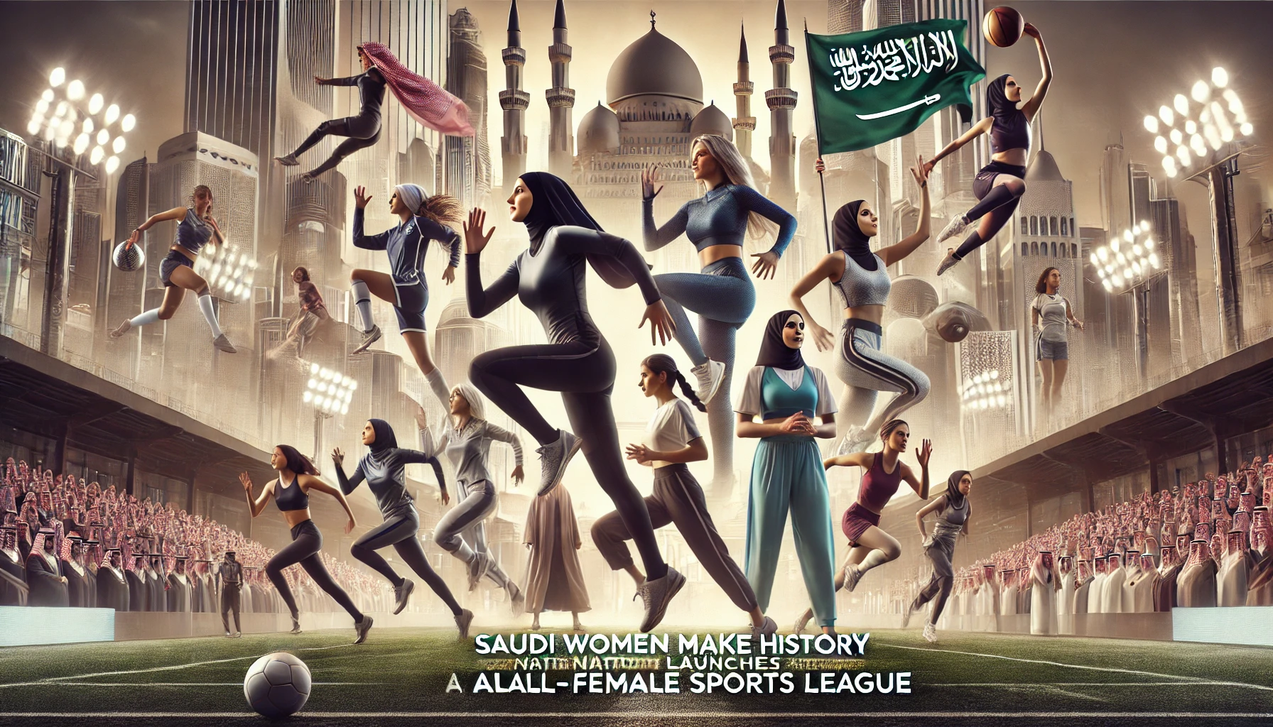 Las Mujeres Saudíes Hacen Historia con el Lanzamiento de una Liga Deportiva Exclusivamente Femenina